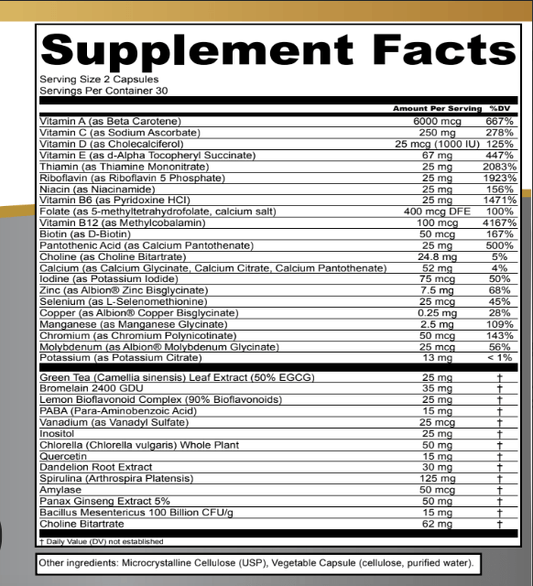 Essentials - Eco Green Iron - Free Essentials Multivitamin - Shealy Sorin Wellness