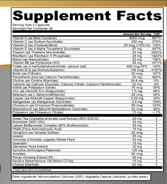 Essentials - Eco Green Iron - Free Essentials Multivitamin - Shealy Sorin Wellness