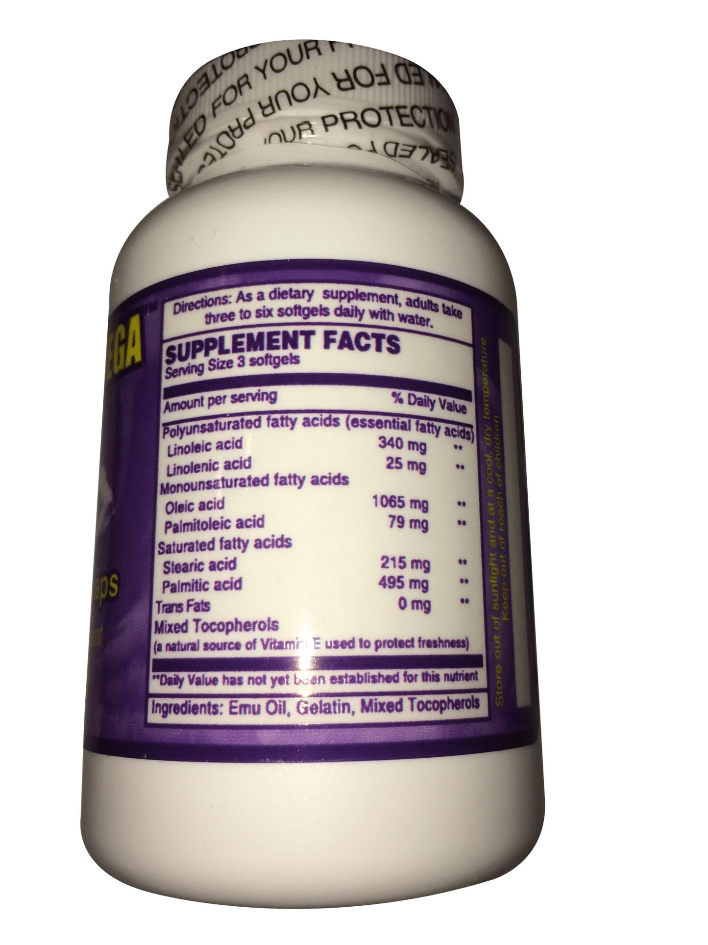 Monster Omega Emu Oil Gelcaps - Shealy Sorin Wellness