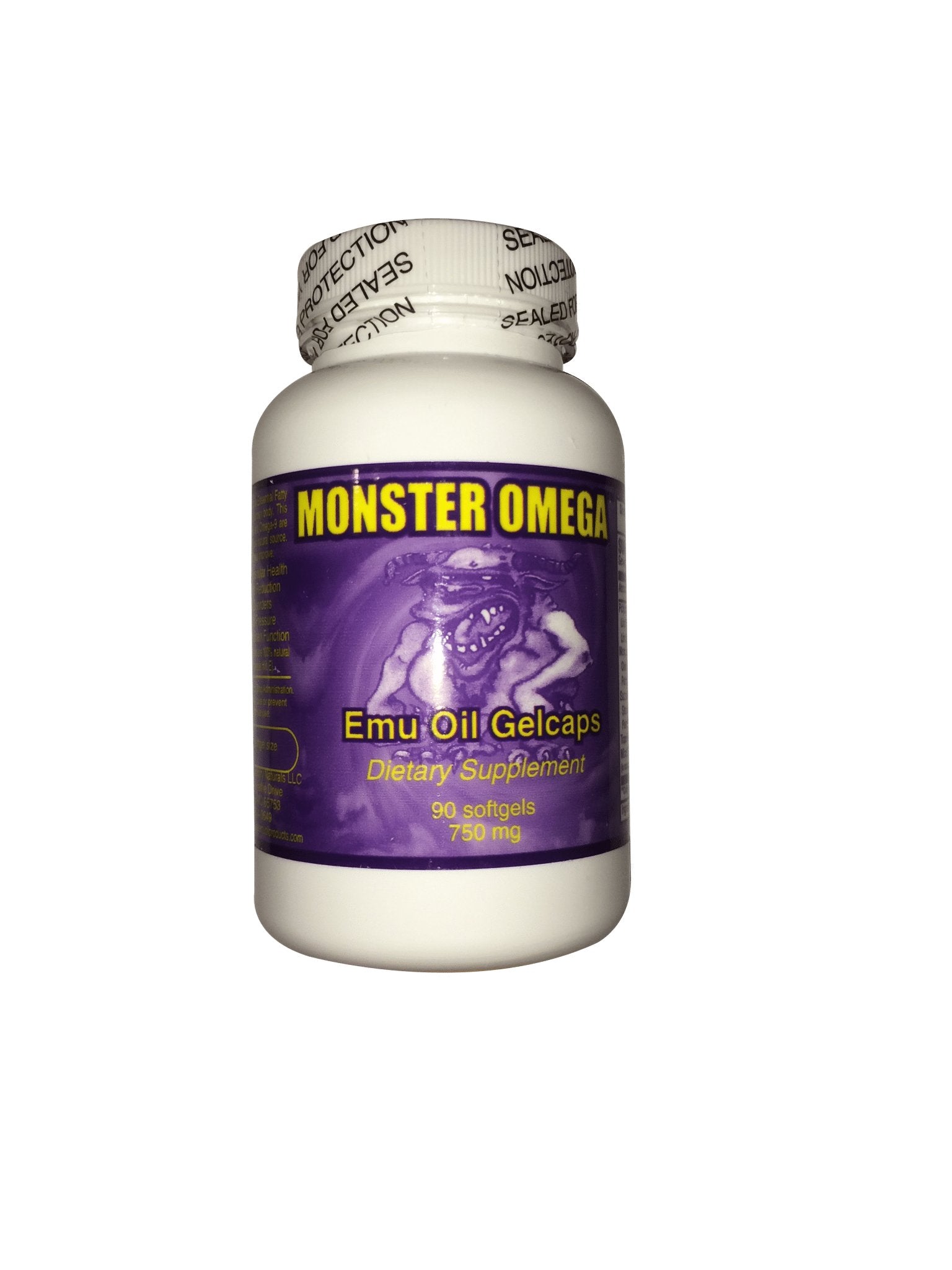 Monster Omega Emu Oil Gelcaps - Shealy Sorin Wellness