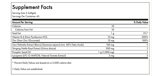 Prostate Support (90 Softgels) - Shealy Sorin Wellness
